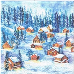 Serwetka - 3270-  wioska, domki